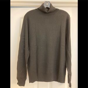 JCrew mens black turtleneck sweater size small